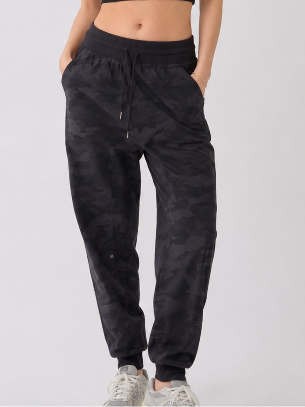 lululemon athletica Black Camo Jogger Track Pants